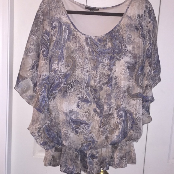 Sara Michelle Woman Tops - Cold Shoulder Blouse!